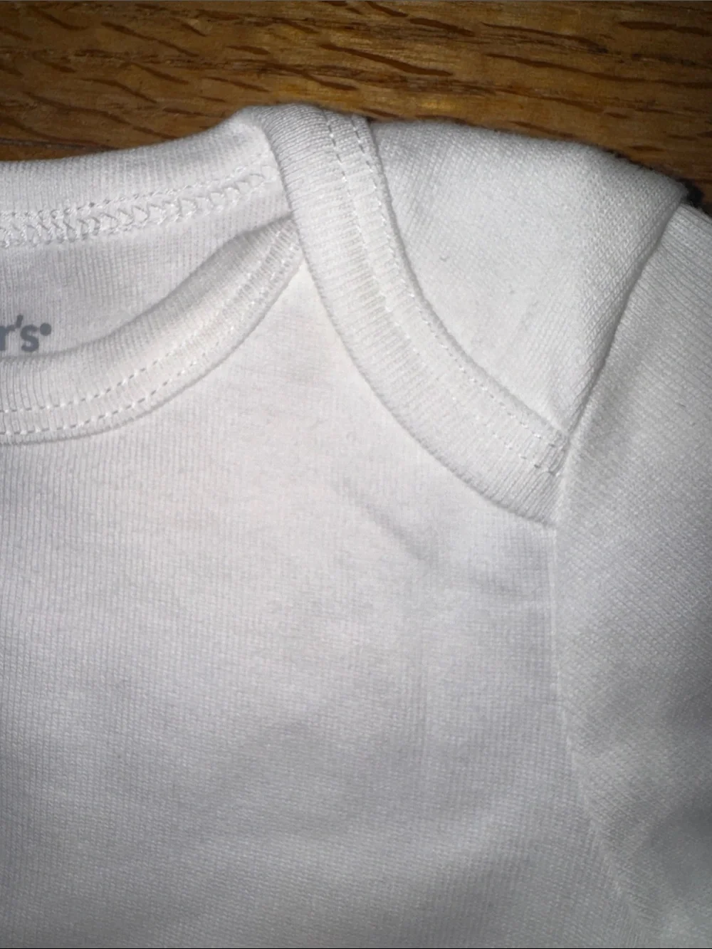 4 Carter's White Short-Sleeve Baby Onesie NEW NWOT